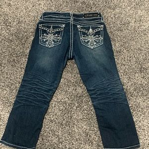 LA idol capri jeans size 9